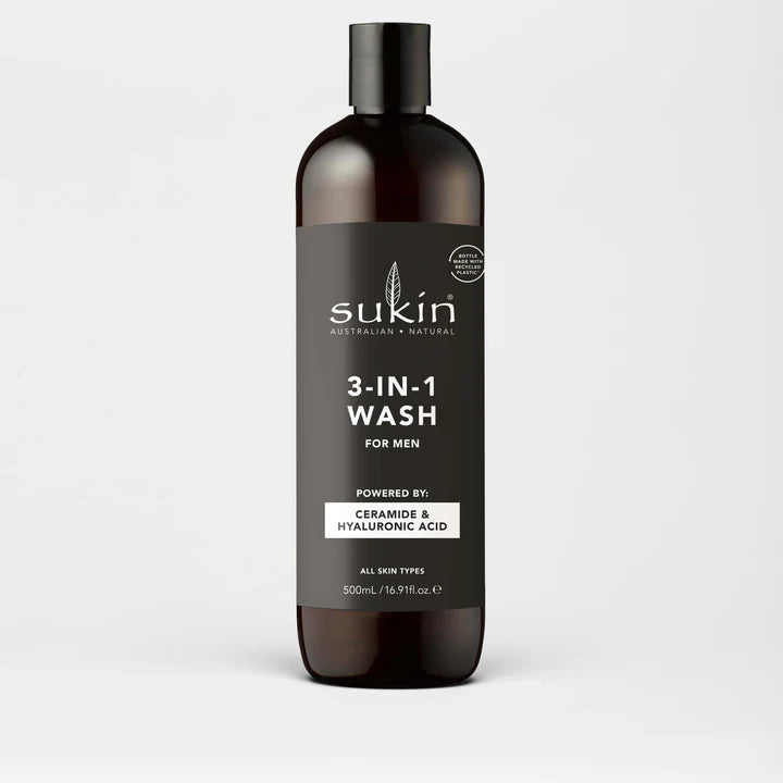 Sukin Men's 3 in 1 Wash 500ml