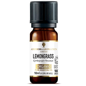 Amphora Aromatics Essential Oil Organic Lemongrass 10ml