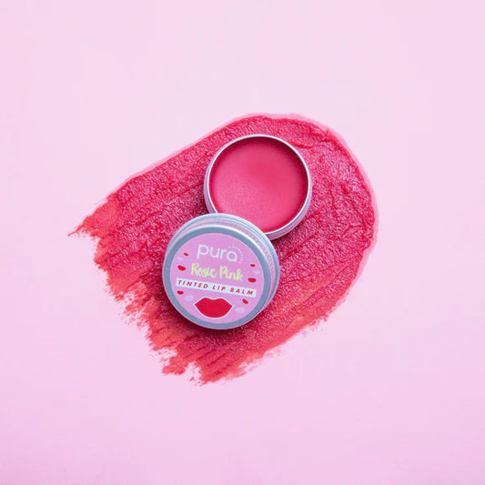 Pura Tinted Lip Balm - Rosie Pink