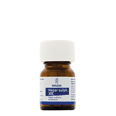Weleda Homeopathic Remdies 30c Hepar sulf.