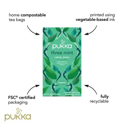 Pukka Teabags - Three Mint