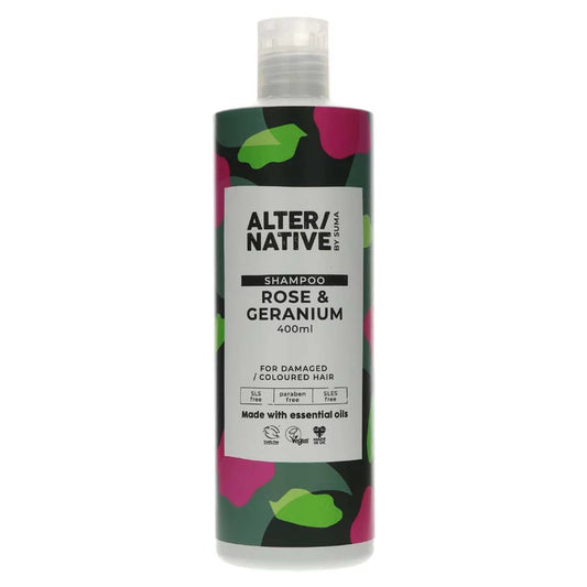 Alternative Suma Shampoo Rose + Geranium 400ml