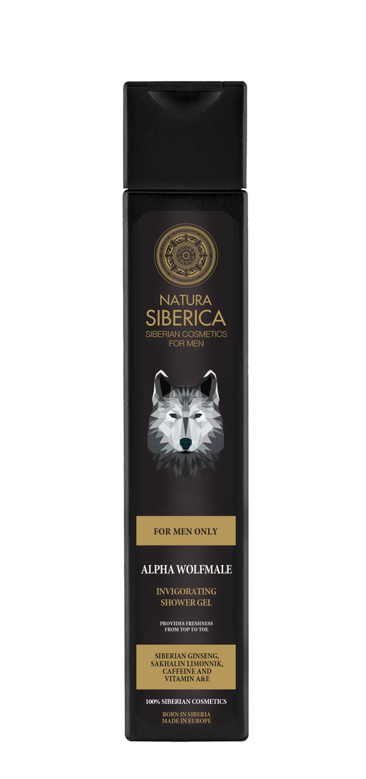 Natura Siberica Alpha Wolfmale Invigorating Shower Gel (250ml)