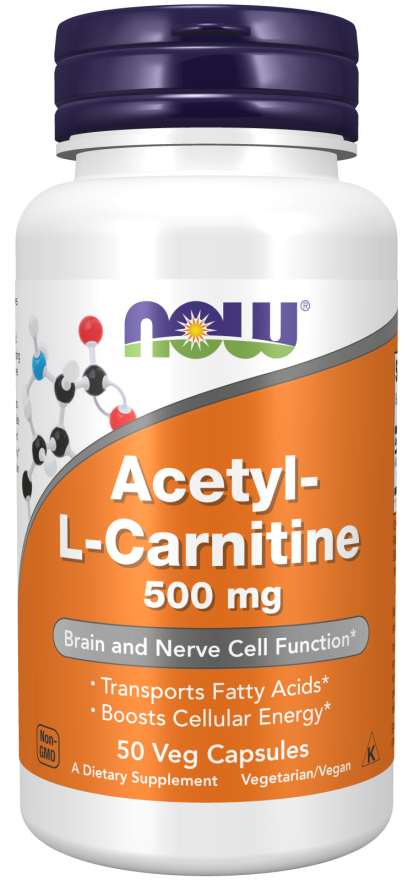 Now Acetyl L-Carnitine 500mg 50