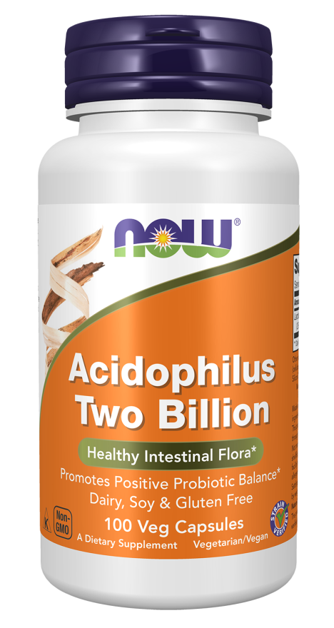 NOW Acidophilus Two Billion Veg Capsules 100