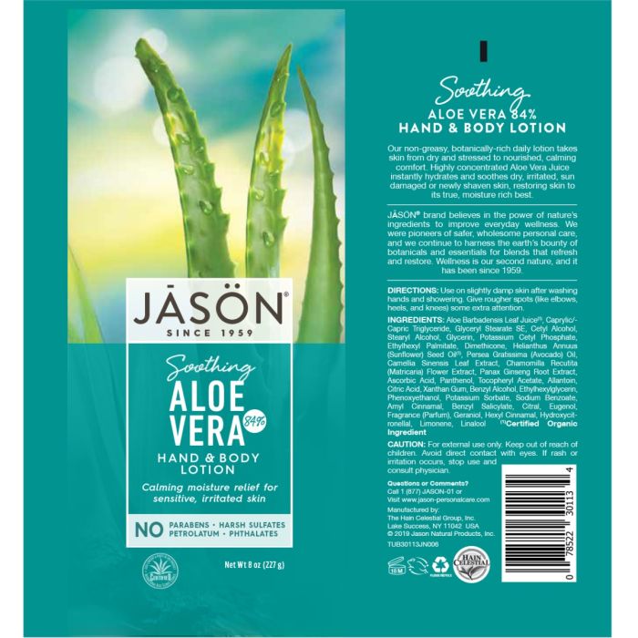 Jason Hand and Body Lotion Aloe