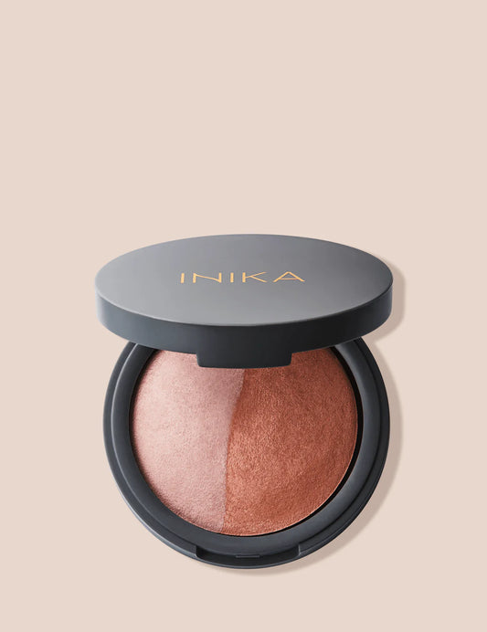 Inika Baked Blush Duo Pink Tickle