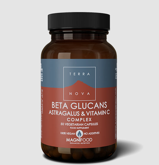 Terranova Beta Glucans, Astragalus & Vitamin C Complex 50