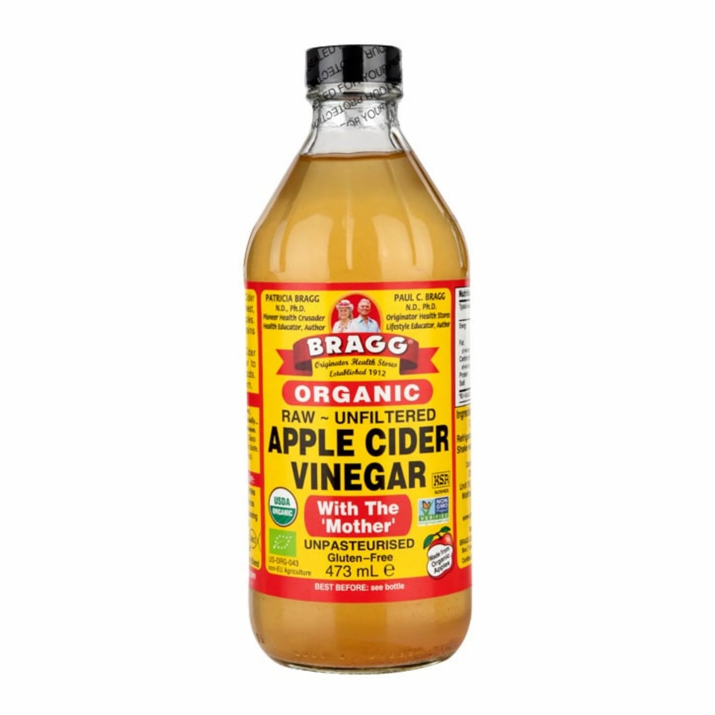 Braggs Organic Apple Cider Vinegar with The Mother 473ml