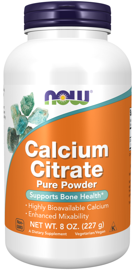 NOW Calcium Citrate Powder 227g