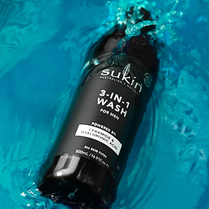 Sukin Men's 3 in 1 Wash 500ml