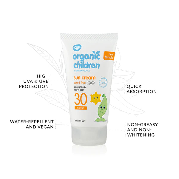 Green People Organic Children Sun Cream SPF30 150ml