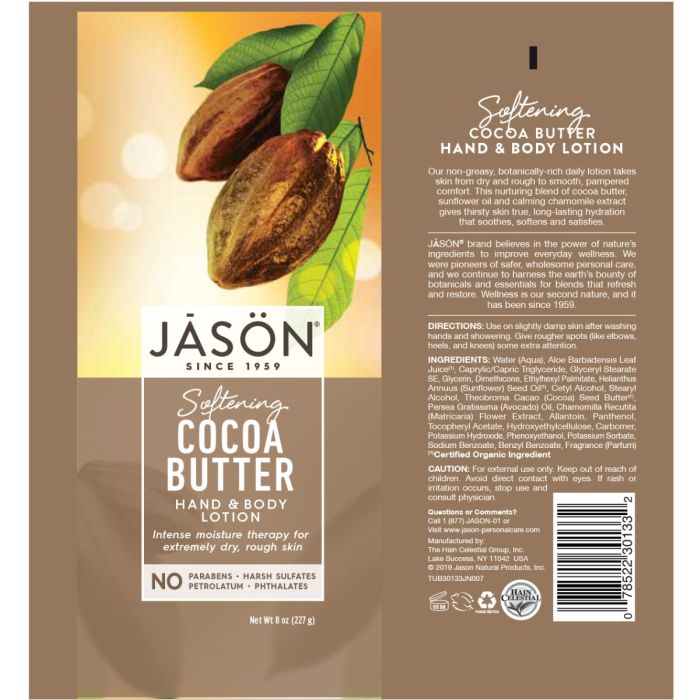 Jason Hand and Body Lotion Cocoa Butter