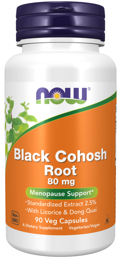 Now Foods Black Cohosh Root 80mg 90