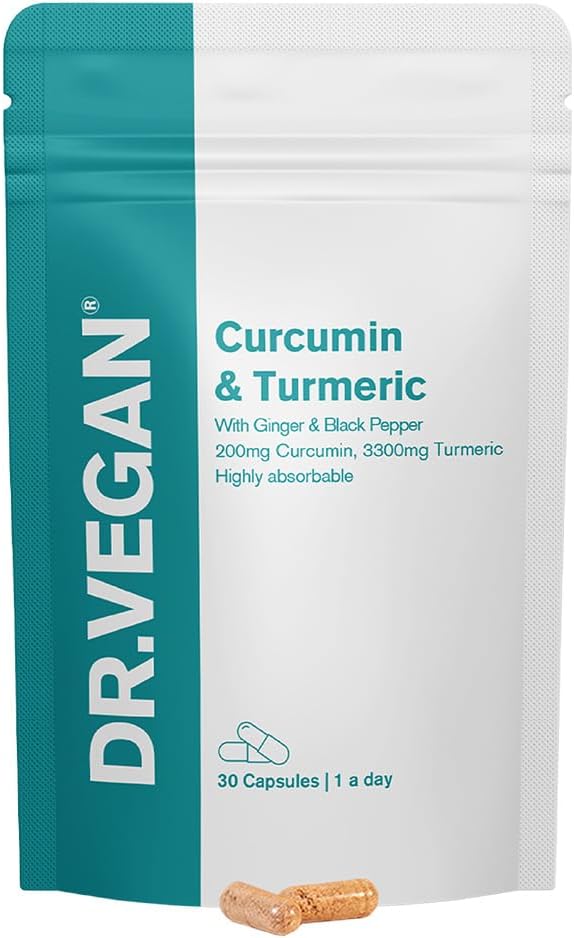 Dr.Vegan Curcumin & Turmeric 200mg | 3300mg 30