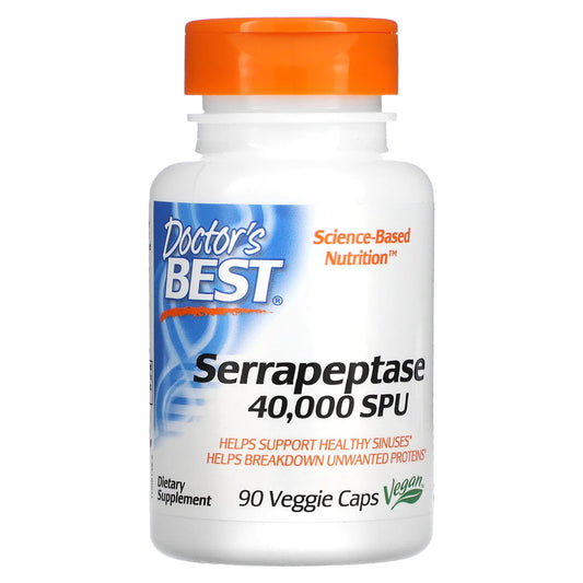 Doctor's Best HP Serrapeptase 40000 SPU 90