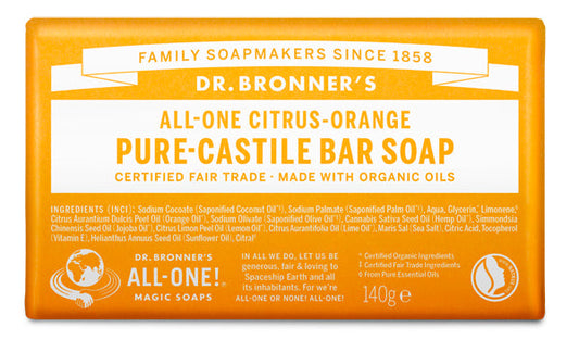 Dr Bronner's Citrus - Pure Castile Soap Bar