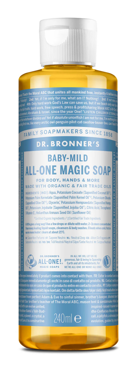 Dr Bronner's Baby Mild - All-One Magic Soap 240ml