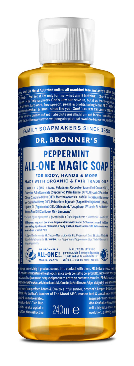Dr Bronner's Peppermint - All-One Magic Soap 240ml