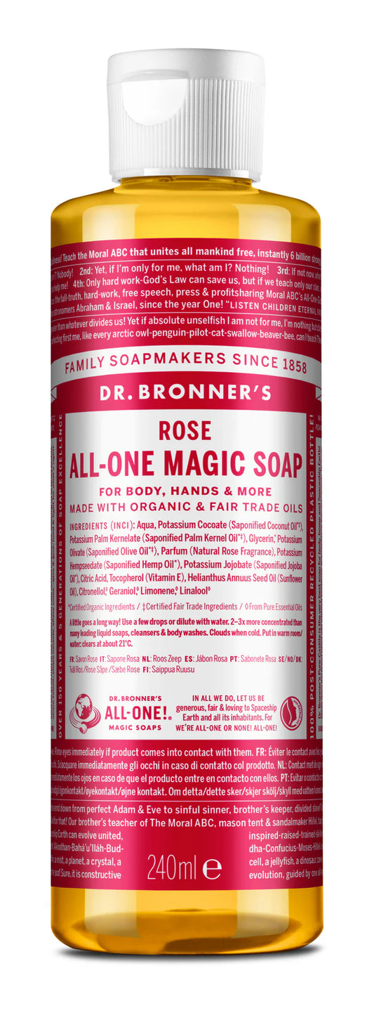 Dr Bronner's Rose - All-One Magic Soap 240ml