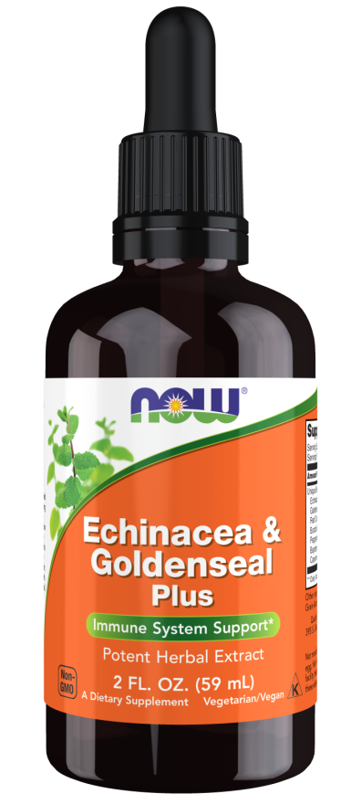 Now Echinacea & Goldenseal Plus 59ml