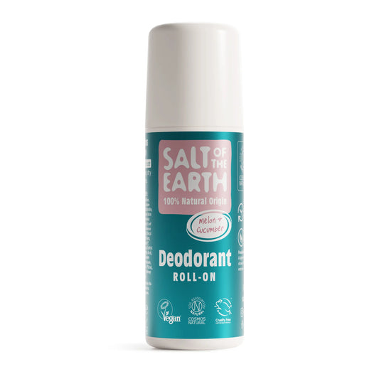 Salt of the Earth Deodorant Roll On 75ml - Melon & Cucumber