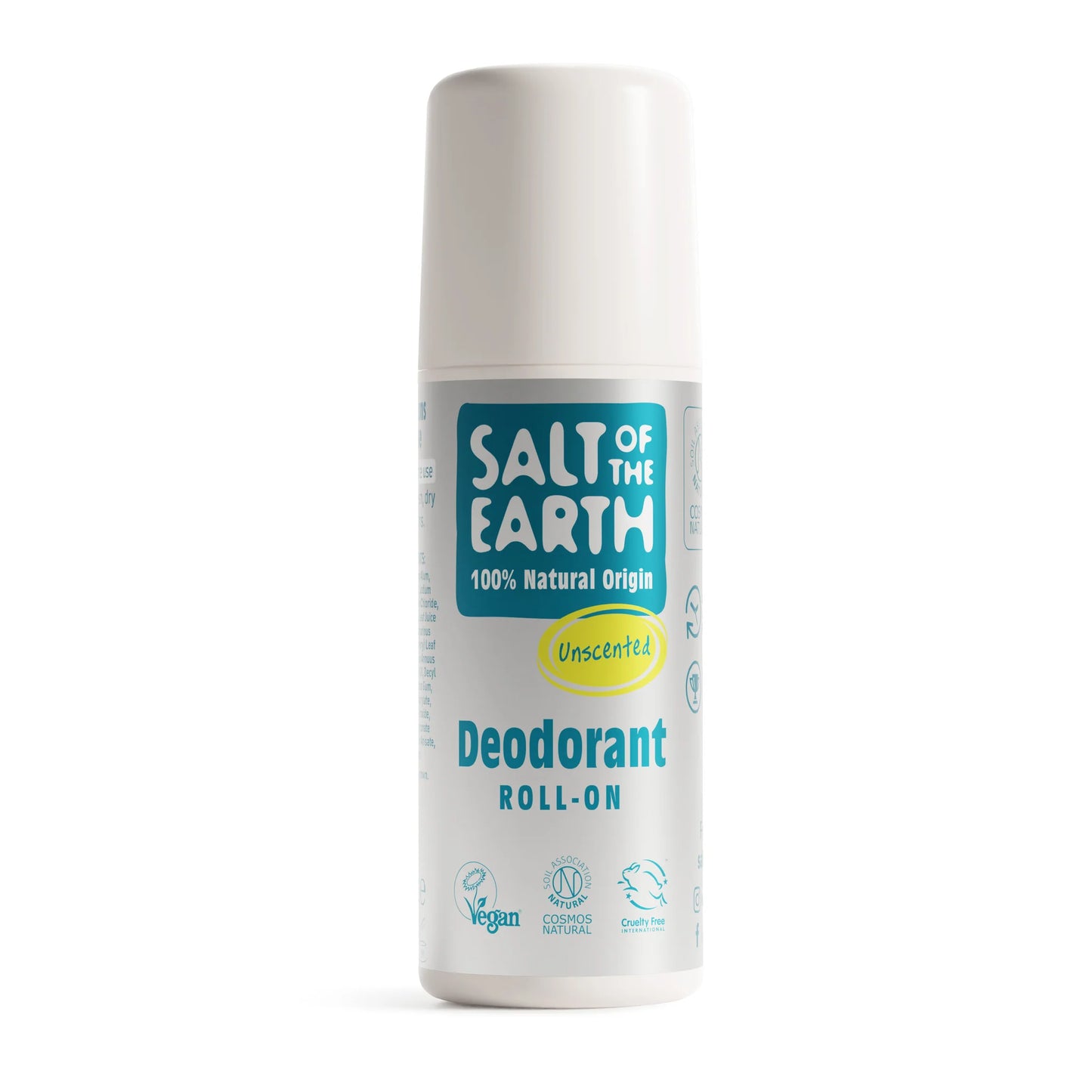 Salt of the Earth Deodorant Roll On 75ml - Unscented