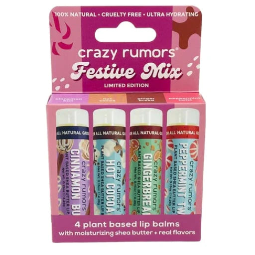 Crazy Rumors Lip Balm - Festive Mix