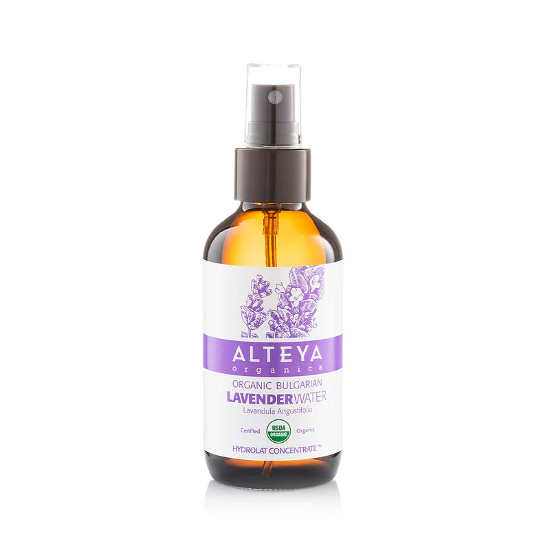 Alteya Organic Bulgarian Lavender Water 120 ml - Amber Glass Bottle