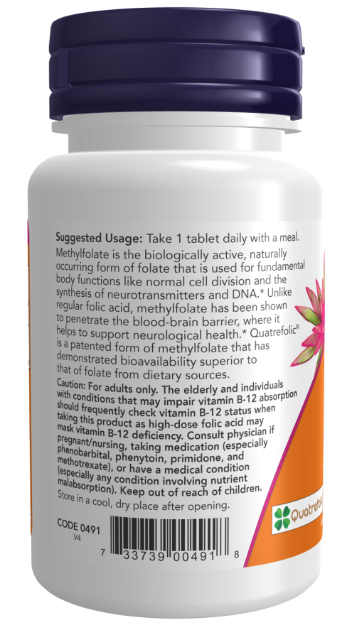 Now Foods Methyl Folate 1000mcg