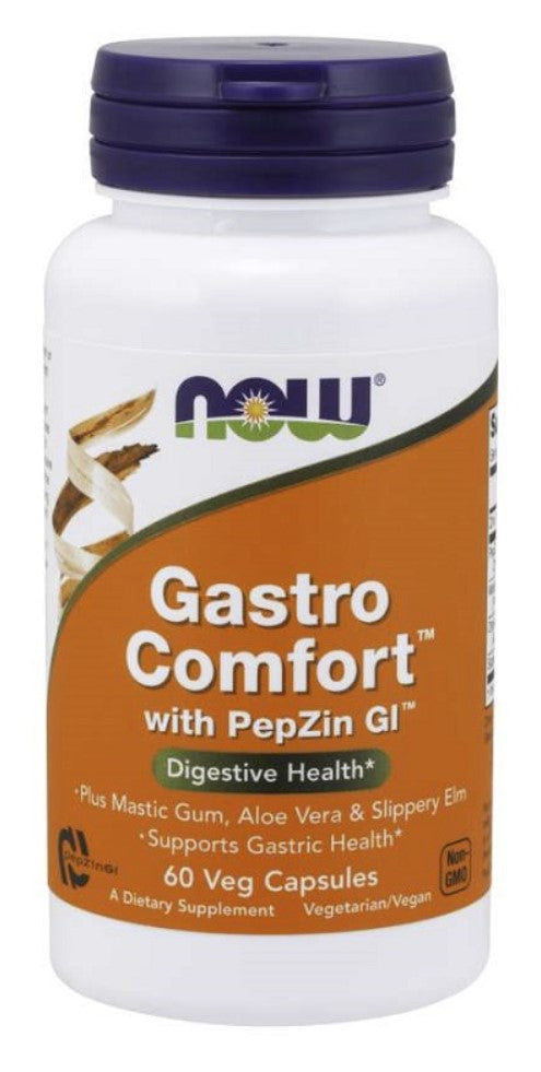 NOW Gastro Comfort with PepZin GI 60