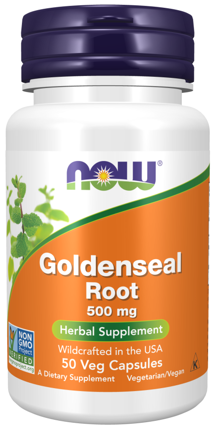 Now Goldenseal Root 500mg 50