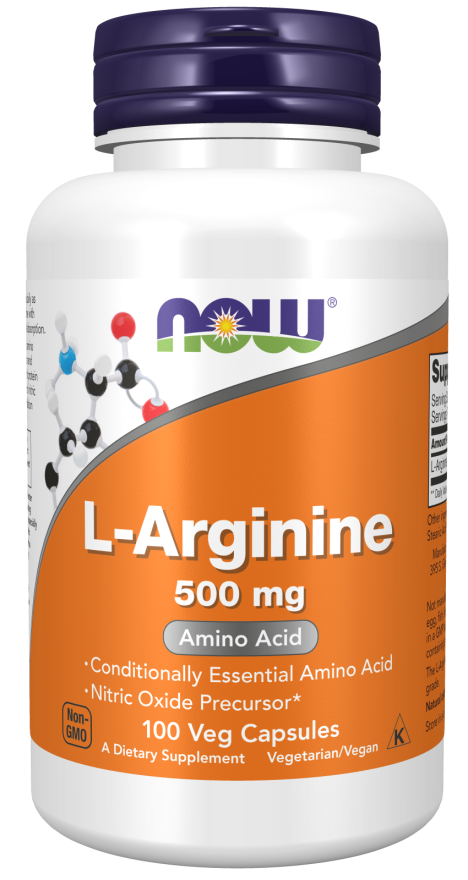 NOW L-Arginine 500mg 100