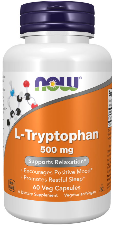 Now L-Tryptophan 500mg 60
