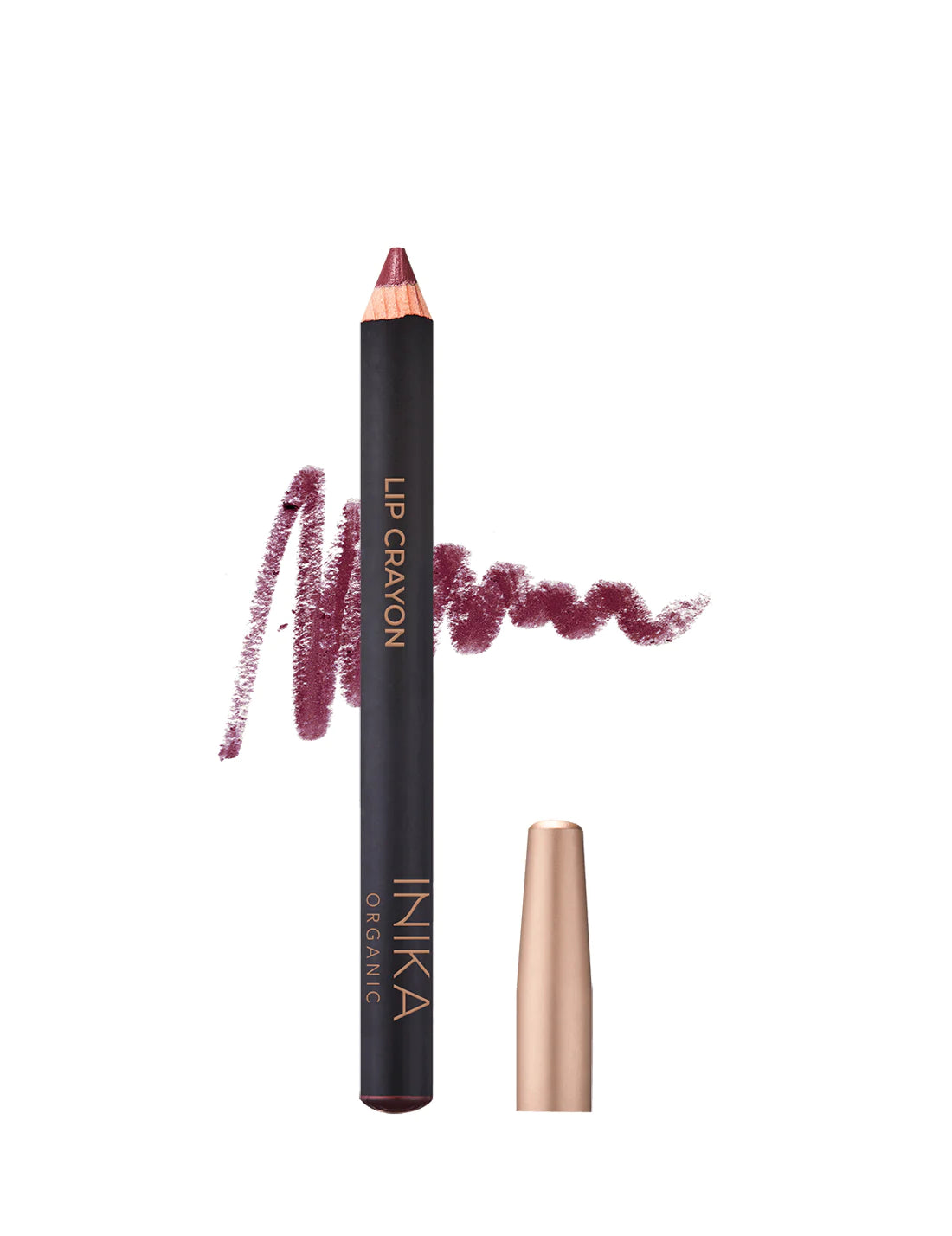 Inika Lip Crayon Deep Plum