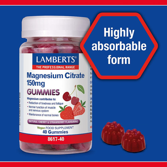 Lamberts Magnesium Citrate Gummies 40