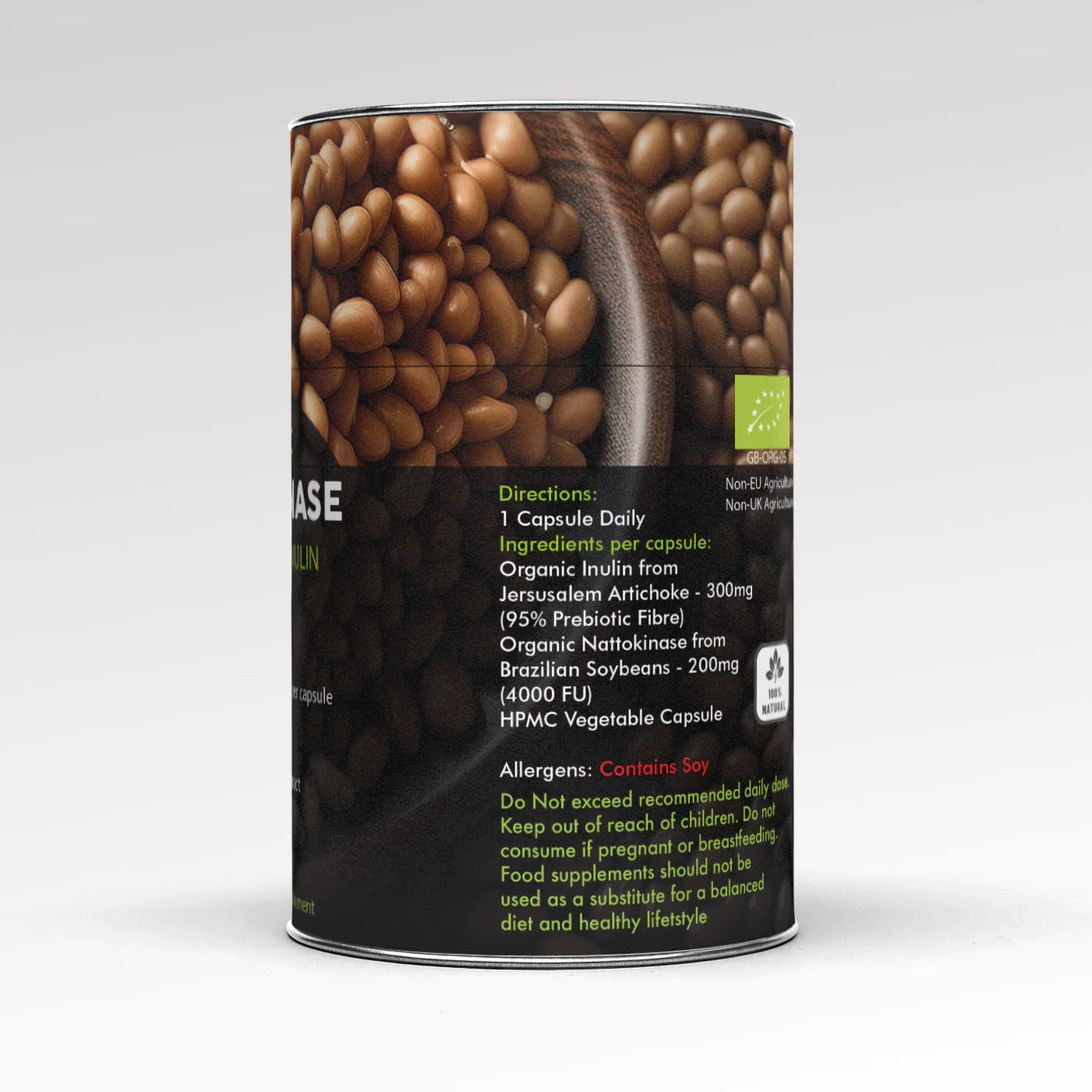 Feel Supreme Organic Nattokinase with Inulin 60