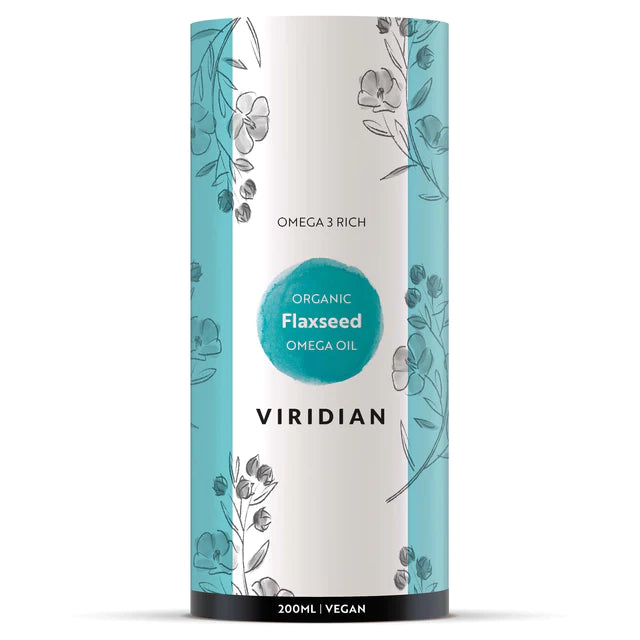 Viridian Organic Golden Flax Seed Oil 200ml