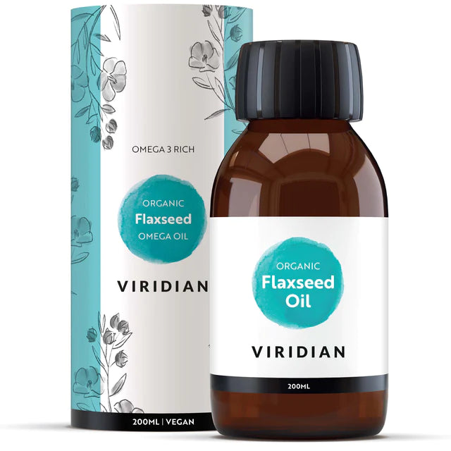 Viridian Organic Golden Flax Seed Oil 200ml