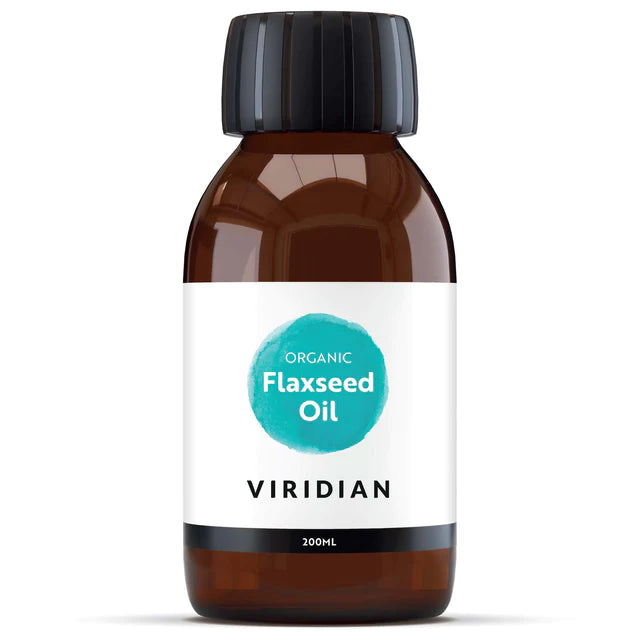 Viridian Organic Golden Flax Seed Oil 200ml