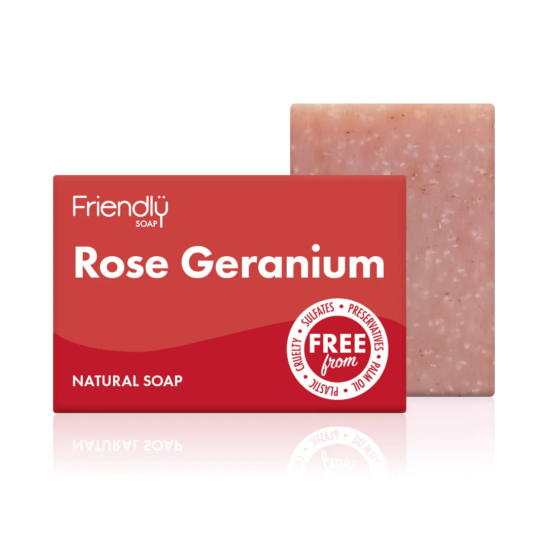 Friendly Natural Soap - Rose Geranium