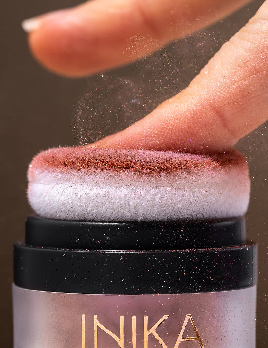 Inika Mineral Blush Puff Pot Rosy Glow