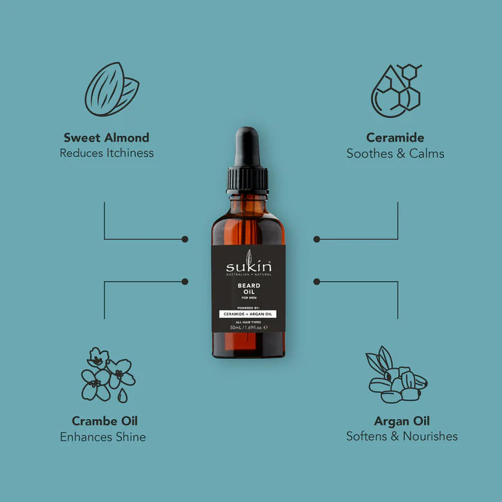 Sukin Men's Beard Oil 50ML