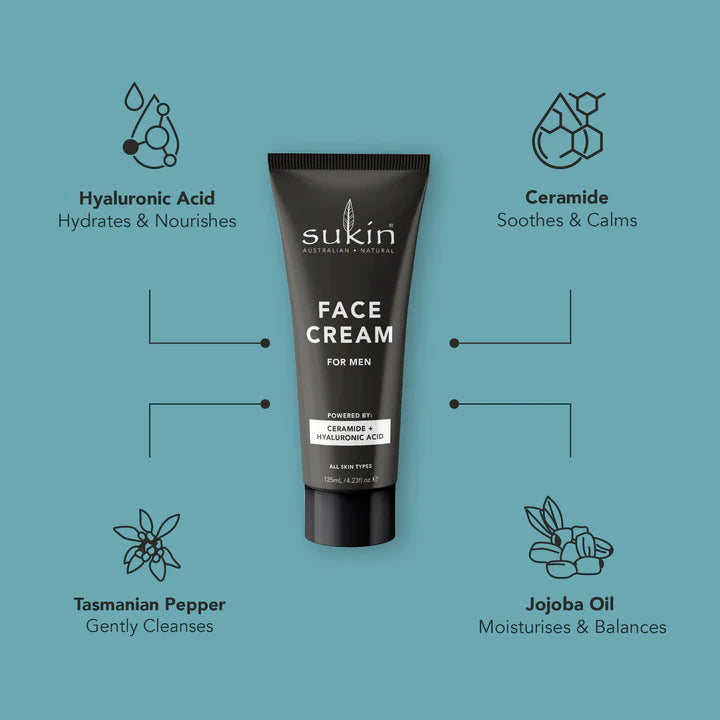 Sukin Men's Face Cream 125ML
