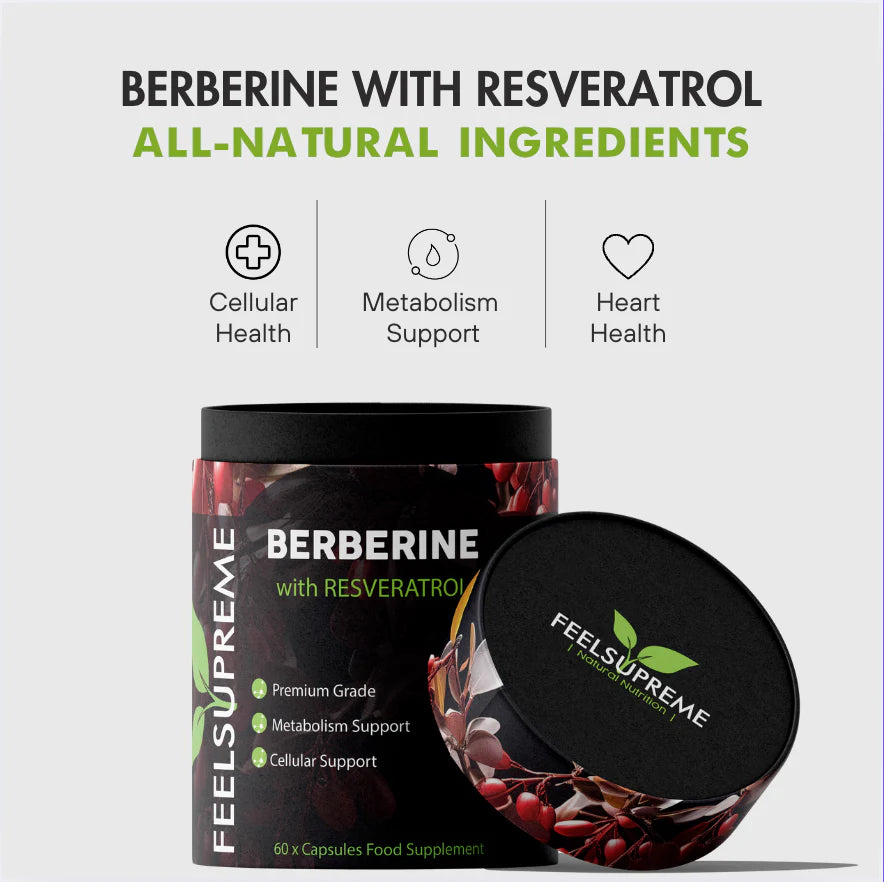 Feel Supreme Berberine with Resveratrol Capsules