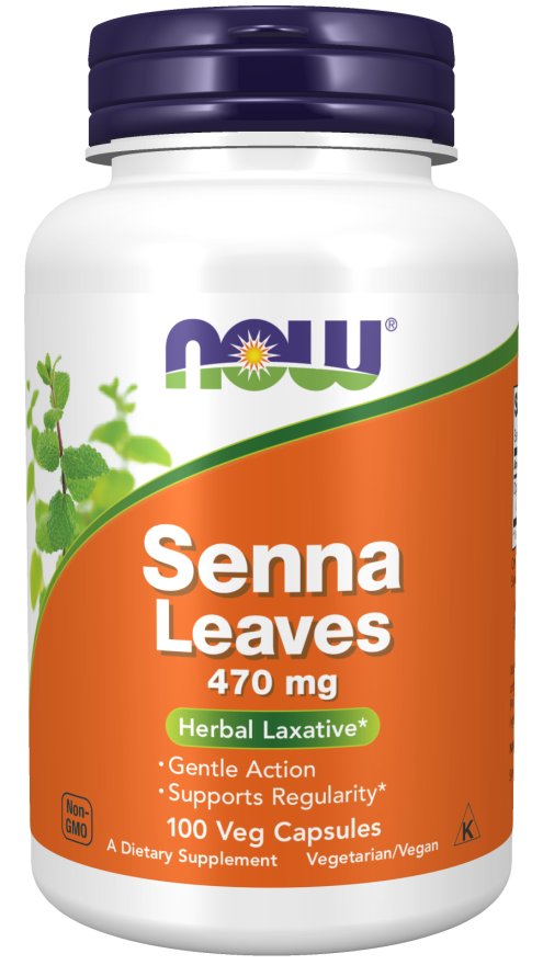 NOW Senna Leaves 470mg 100