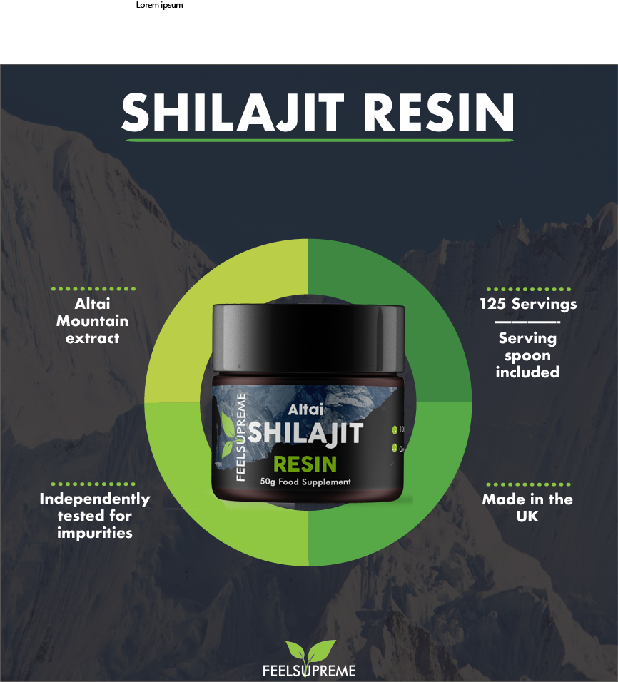 Feel Supreme Altai Shilajit Resin