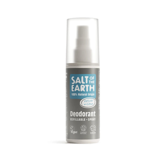 Salt of the Earth Deodorant Spray 100ml - Vetiver & Citrus