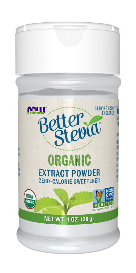 NOW Organic BetterStevia® Extract Powder 28g