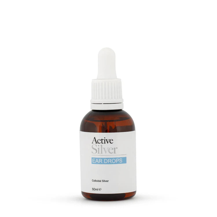 Active Silver Ear Drops 50ml – 25ppm Colloidal Silver